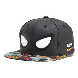 마블 스파이더맨 블랙 스냅백 모자